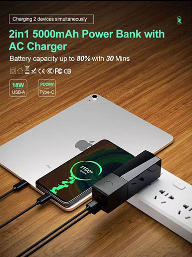 Potable Power Bank YWPB006 detail view