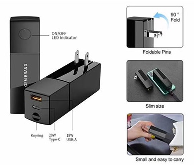 Potable Power Bank YWPB006 detail view