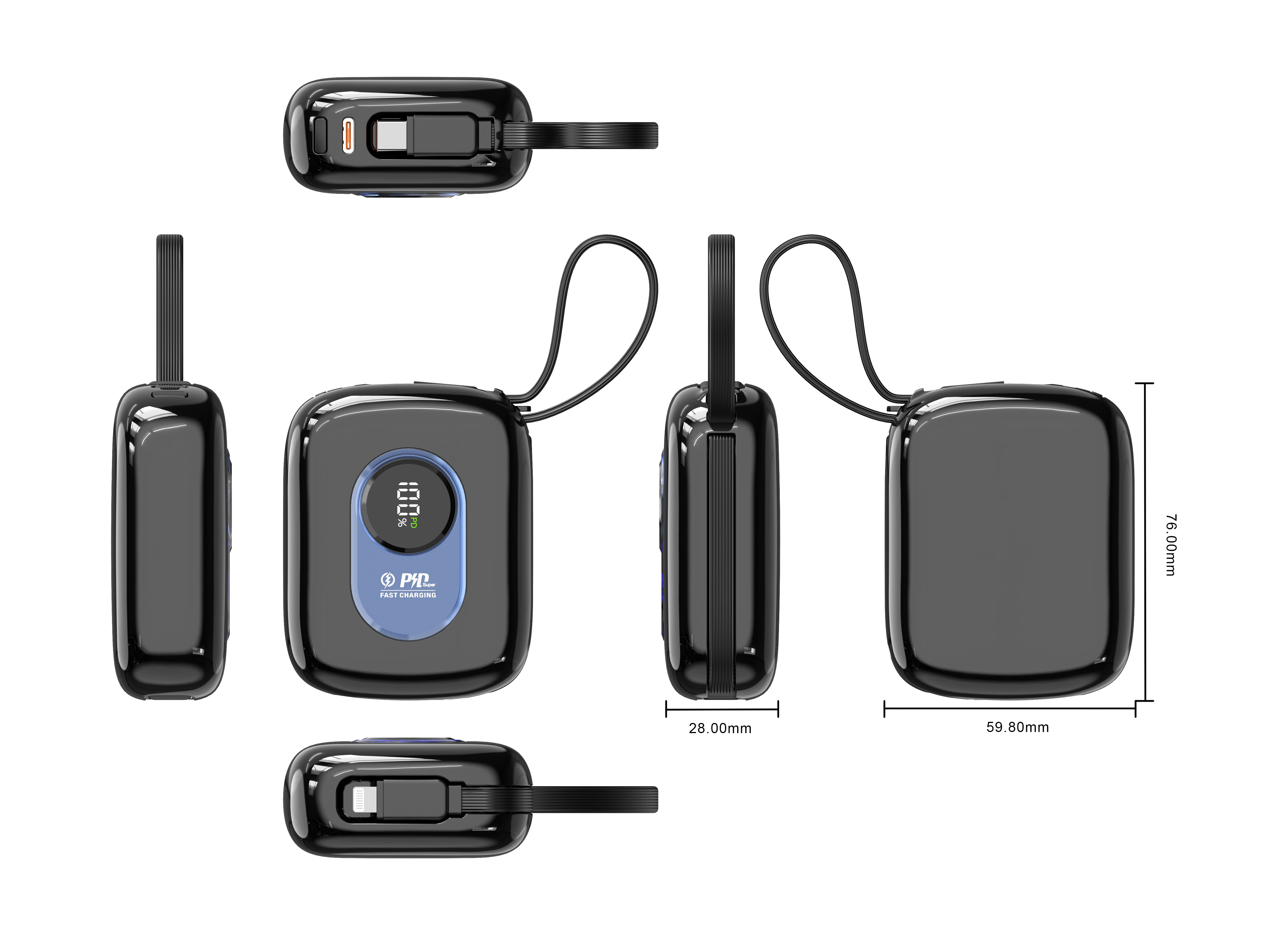 Potable Power Bank YWPB007 detail view