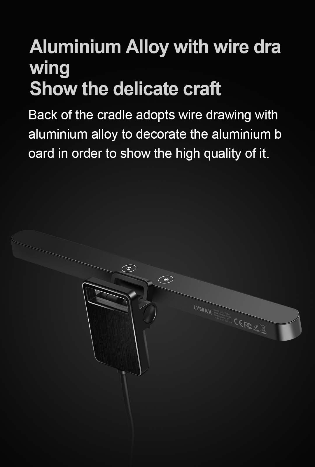 Monitor Light Bar YWD006 detail view