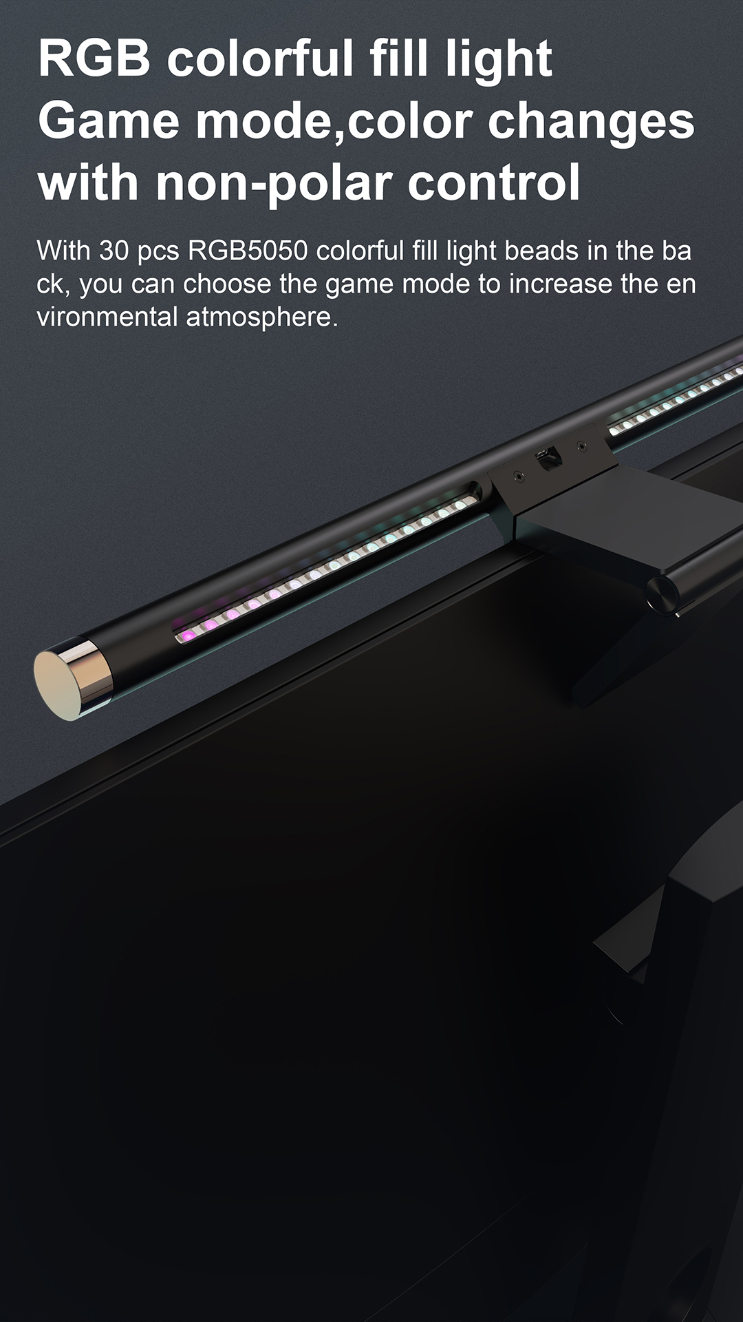 Monitor Light Bar YWD008 detail view