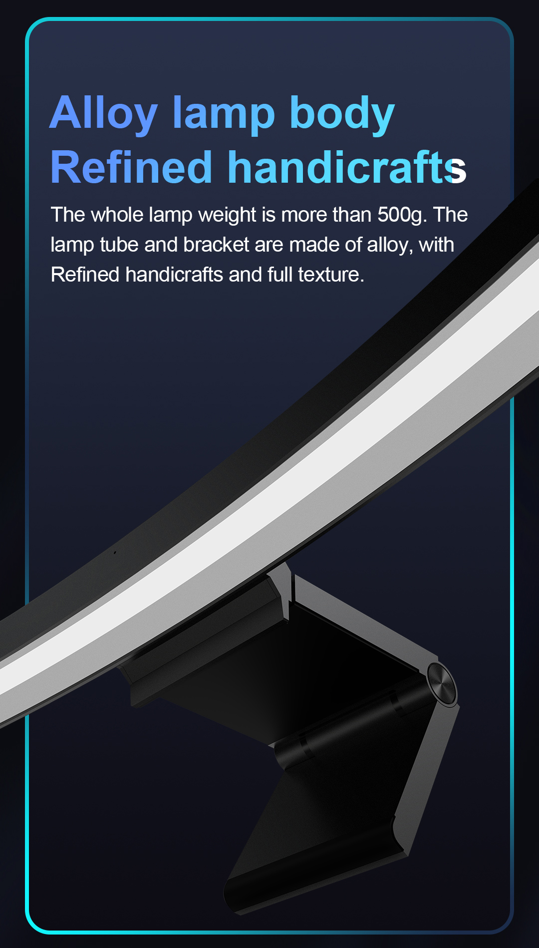Monitor Light Bar YWD009 detail view